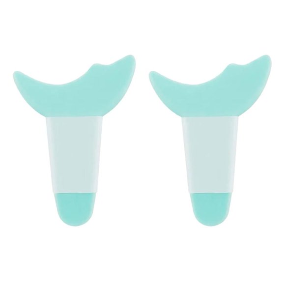 SharkTRUE Stensil Mata, Bahan Silikon, Boleh Digunakan Semula, Stensil Bantuan, untuk Pembayang Mata dan Topeng Gincu, Pelekat Bantuan Memakai