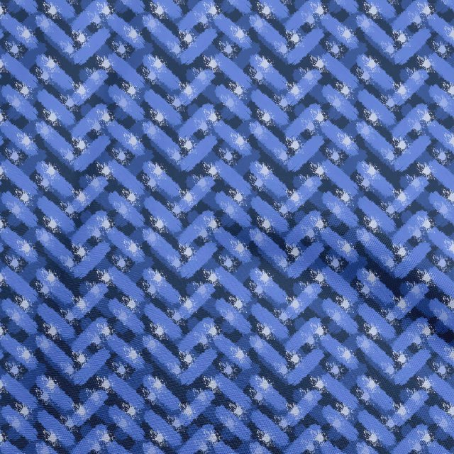 oneOone Tissu Rayonne Bleu Moyen Abstrait Matériel de Robe Tissu Imprimé Tissu au Mètre 56 Pouces de Large