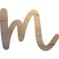 thumbnail image 1 of Wooden Letter M Craft Project, 5'' Tall Small Unfinished Wood Alphabet Letter, DIY, 1 of 3
