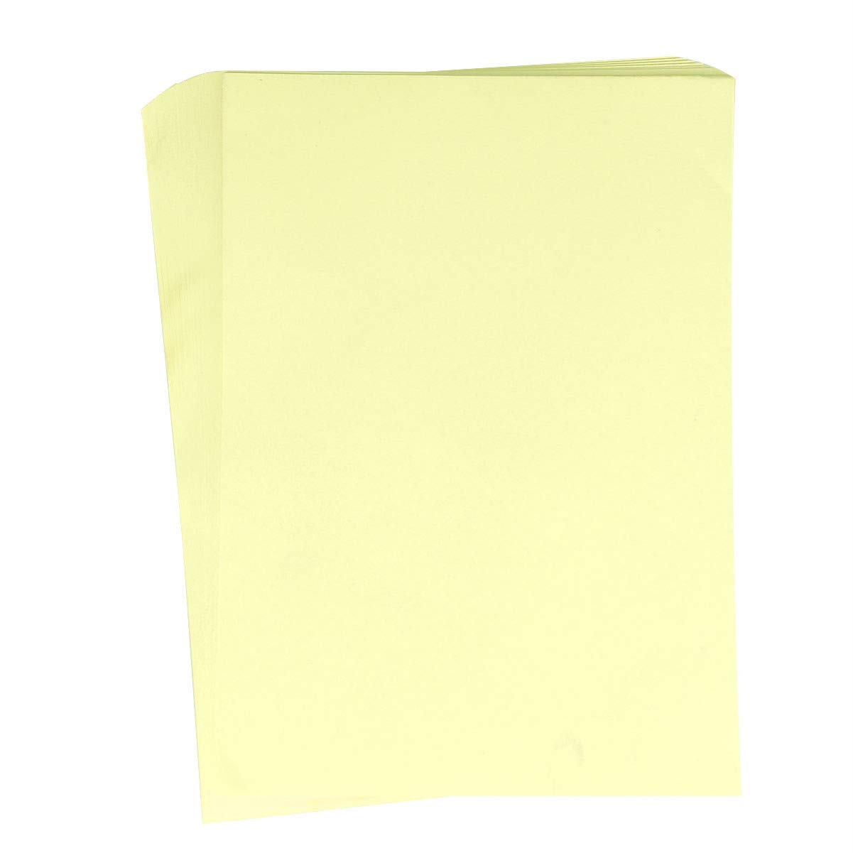 NUOBESTY 100sheets Light Yellow Multipurpose Printing Paper of Handcraft for Art Projects Crafts School Supplies and Office Use