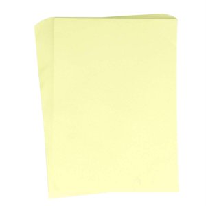NUOBESTY 100sheets Papier d'impression polyvalent jaune clair pour les projets d'art Artisanat Fournitures scolaires et utilisation de bureau