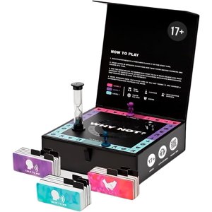 Why Pas ? Jeux de couple pour adultes 170 Carte Activité avec Dares, Questions & 3 Niveau d'épice - Date Nuit amusante, Jeu de cartes, Jeux de cartes de couple -Cadeau de Saint Valentin