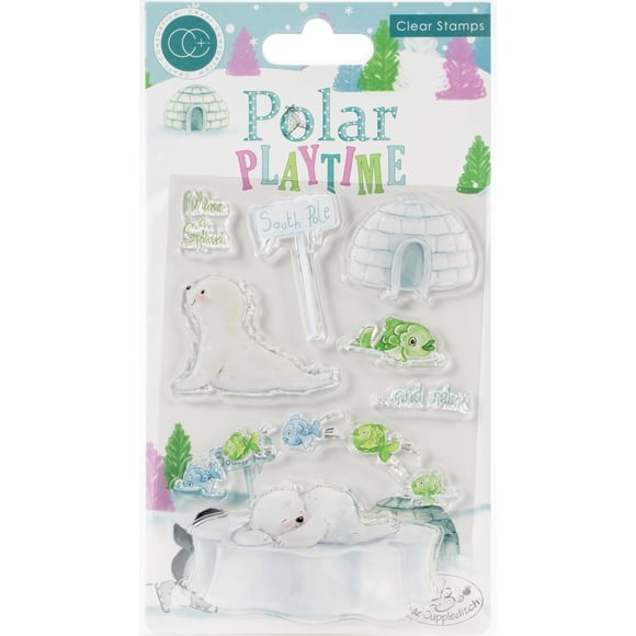 Craft Consortium A5 Clear Stamps-Make A Splash, Polar Playtime