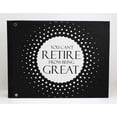 thumbnail image 2 of Darling Souvenir Black Polka Dot Personalized Retirement PartyGuestKeepsake MemoryBookHardboundSign-InBook RegistryMessageGuestbook-9 x 12 Inches, 2 of 4