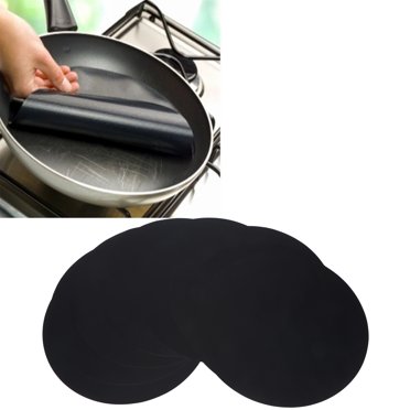Pan Fry Liner Sheet, Reversible Can Be Reused Glass Fiber Cloth Coated With PTFE Cooking Oil Pad  For Eggs For Chicken For Bacon For Sausages