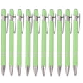 thumbnail image 1 of Maplenight Aluminum Ballpoint Pen with Touchscreen Tip - Metal Body, 1.5g Ink, 10pc Set for Business, Student Writing, and Screen Use Mint Green, 1 of 4