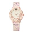 thumbnail image 1 of Women Fashion Embossed Flowers Small Fresh Printed Belt Student Quartz Watch, 1 of 4