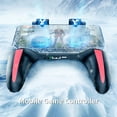 thumbnail image 1 of Manette de Jeu H10 Ergonomique Sensible Sans Délai à Quatre Doigts pour Téléphone Mobile, Poignée de Gâchette de Jeu pour Android, 1 of 10