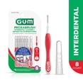 thumbnail image 1 of GUM® Proxabrush® Interdental Cleaning Brushes, Ultra-Tight, Remove up to 25% More Plaque, 8 Count, 1 of 10