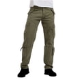 thumbnail image 1 of Pantalon Tactique pour Homme en Ripstop, Pantalon Cargo Extensible, Pantalon de Randonnée Léger pour le Travail, Vêtement d'Extérieur Coupe Décontractée, 1 of 6