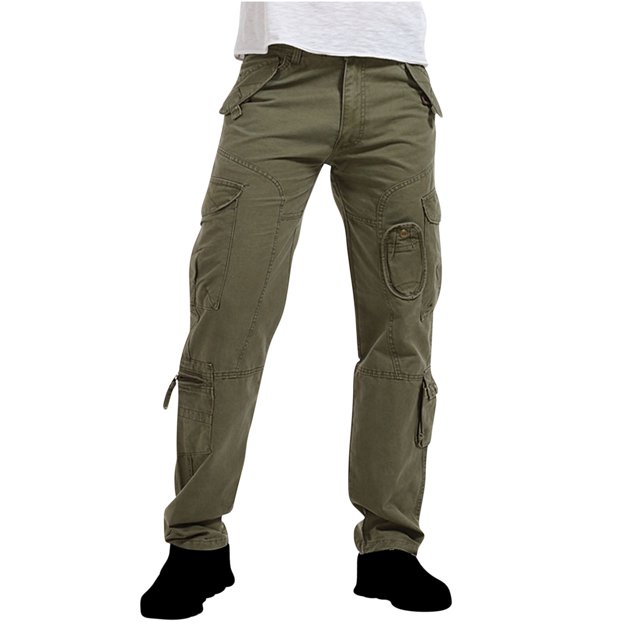 Pantalon Tactique pour Homme en Ripstop, Pantalon Cargo Extensible, Pantalon de Randonnée Léger pour le Travail, Vêtement d'Extérieur Coupe Décontractée