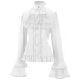 thumbnail image 2 of Hauts à Paillettes pour Femmes Scintillants à Manches Longues Blouses Confort à Paillettes Chemise Courte de Randonnée à Manches Longues à Sequins Chemises à Manches pour les Vacances Chemise Superposée à Manches Longues pour Femmes Soirée en Boîte de Nuit, 2 of 3