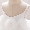 thumbnail image 4 of WEAIXIMIUNG Robes Florales Courtes pour Adolescentes, Robe de Fête Sans Manches, Couleur Unie, Robe de Fête d'Anniversaire avec Bandeau, 4 of 4