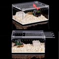 thumbnail image 4 of Habitat pour Reptiles Terrarium Boîte de Reproduction Acrylique Transparente Étanche Cage Araignée Lézard Scorpion Habitat Boîte d'Alimentation pour Insectes, 4 of 5