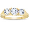 thumbnail image 1 of 1ct Three Stone Diamond Ring 14K Yellow Gold, 1 of 3