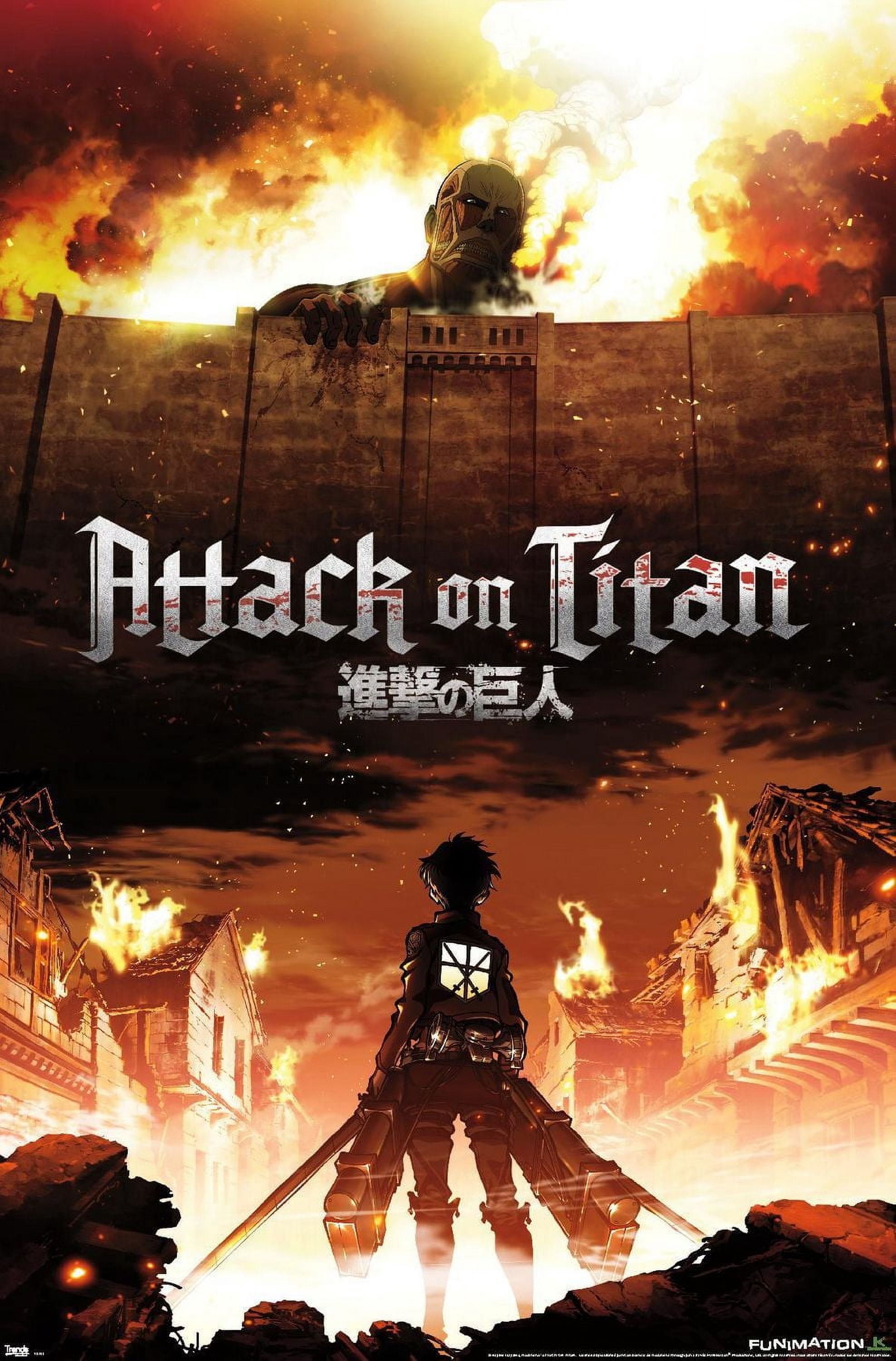 Attack on Titan - Fire Wall Poster
