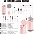 thumbnail image 2 of Djiypn Keyboard Cleaner Kit, Electronics Cleaning Kit with Retractable Big Brush, Portable 20-IN-1 Multi-Tools Kit for Phones, Tablet, Computer, PC, TV Camera Lens with 10ml Mist Spray (Pink), 2 of 9
