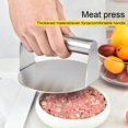 thumbnail image 4 of MesaSe Meat Press Professional Non-stick Heavy Duty /Square Handheld Stainless Steel Burger Press Kitchen Tool, 4 of 8