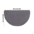 thumbnail image 3 of EQWLJWE Tapis de Porte pour Entrée Extérieure, Tapis de Porte Demi-Rond Intérieur Extérieur Antidérapant, Paillasson Profil Bas avec Endos Antidérapant, Gratte-Chaussures Absorbant, Tapis de Sol Tapis d'Entrée, 3 of 9