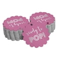 thumbnail image 1 of Inkdotpot Ready To Pop Baby Shower Bottle Tag Real Silver Foil Favor Hang Tags 100 Pack, 1 of 6