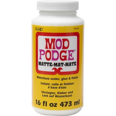 Mod Podge Matte Waterbase Sealer, Glue, and Finish, 16 fl oz