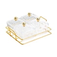 thumbnail image 2 of Plats de Service Divisés Assiette de Fruits Secs Plateau de Service pour Fruits Croustilles Bonbons Transparent, 2 of 8