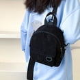 thumbnail image 4 of Clearance! KITTEHIGM Mini Backpack Ins Cute OL Commuting Small Cosmetic Bag Corduroy Texture Student Versatile Schoolbag Adjustable Shoulder Strap Fashion Design Pallet Sales Return Pallets, 4 of 6