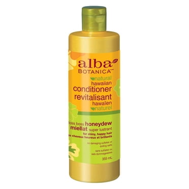 Alba Botanica Gloss Boss Honeydew Natural Hawaiian Conditioner, Squeeze Bottle, Shine Enhancing, 355