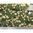 thumbnail image 3 of Soimoi Cotton Poplin Fabric Buttercup Floral Print Fabric by The Yard 56 Inch Wide, 3 of 3