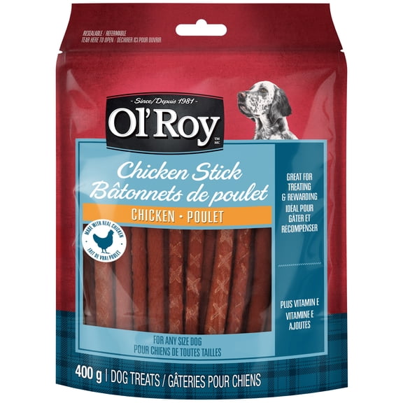 Ol'Roy Chicken Stick Dog Treats, 400 g