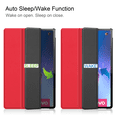 thumbnail image 2 of Pour Lenovo Tab P12 Pro Couverture avec Porte-Stylo 12.6 Pouces Couverture Antichoc Support Pliable Folio Couverture Intelligente pour Lenovo Tab P12 Pro 12.6 Pouces Rouge, 2 of 5