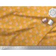 thumbnail image 2 of Soimoi polyester Crepe Fabric Leaves & Flower Floral Printed Fabric 1 Yard 52 Inch Wide, 2 of 3