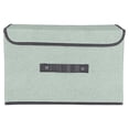 thumbnail image 2 of Yhmxh Home Storage-Storage Bins Storage Container Foldable Storage Box with Lid 2pcs (large + Small) Fabric Storage Box with Lid,Closet Storage Box,Room Organization,Office Storage,Toy Storage, 2 of 6