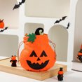 thumbnail image 4 of Halloween Trick Or Treat Bags, Pumpkin Halloween Candy Bags, Lightweight Sturdy Trick Or Treat Bucket For Party Halloween Decorations, 8X9 Inch Halloween Bags For Trick Or Treating, 4 of 7