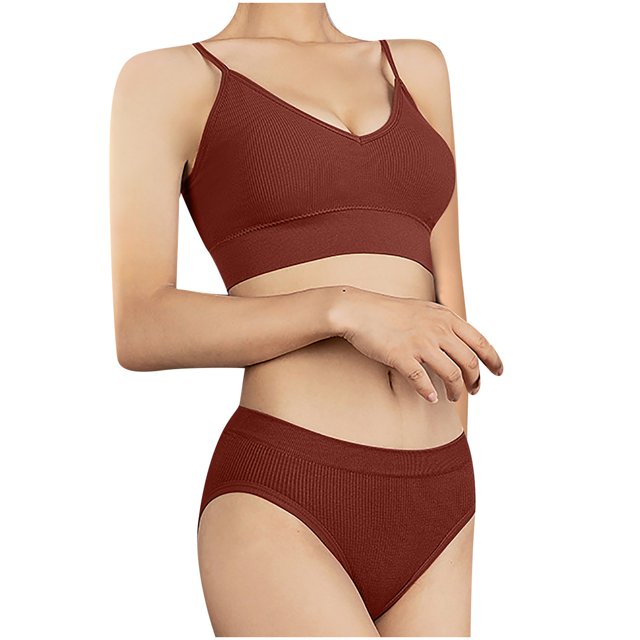 Bras Plus Size Women Convertible Bra Feature V-Neck Soft Bra Style W-785 Wine L