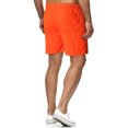 thumbnail image 4 of cllios Mens Shorts Solid Elastic Waist Mid Waist Loose Pockets Drawstring Short Pants, 4 of 4