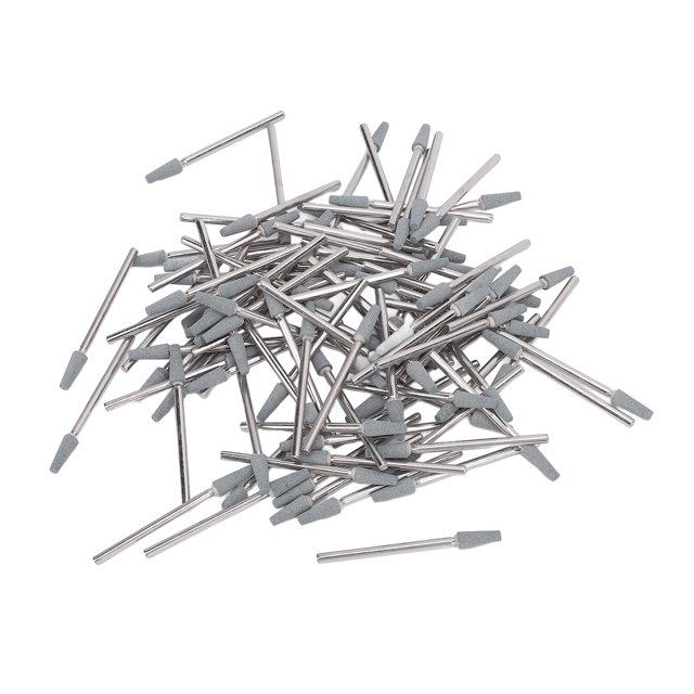Perceuse à Ongles Fuselée, Multifonctionnelle en Acier Quartz Tungstène 100 Pcs avec Boîte de Rangement pour Machine de Manucure