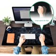 thumbnail image 2 of Large Mouse Pad 31.4 x 15.7inches 3mm XXL Extended Gaming Mouse Pad Mat with Non-Slip Base Stitched Mousepad for Computer,Office,Keyboard and Laptop-Starry Sky in The Forest，Waterproof Desk Mat, 2 of 5