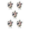 thumbnail image 1 of Wweixi Whimsical Blooms Low Maintenance Artificial Flower Collection Realistic BLUE PINK LH004 5Set, 1 of 6