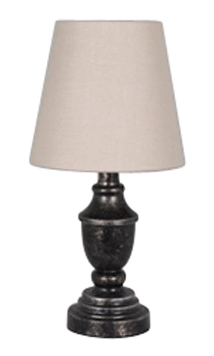 Lampe de table décorative Hometrends de 14,25 po en bronze avec trophée