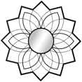 thumbnail image 1 of HOMCOM Miroir Mural Rond Moderne 31 Pouces x 31 Pouces pour Salon, Décoration Décorative, 1 of 10