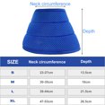 thumbnail image 3 of CBFFDC Breathable Mesh Dog Collar Pet Recovery Collar Adjustable Soft Dog Cone Collar Lightweight Breathable After Surgery Protection Supply, 3 of 7