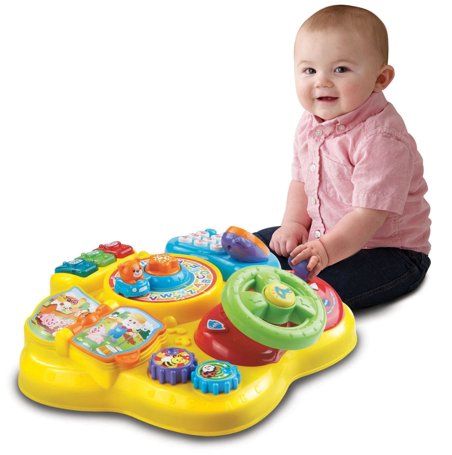 VTech Magic Star Learning Table - Table d'activités éducatives avec accessoires - Jouets pour bébés et tout-petits - Bilingue