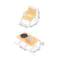thumbnail image 2 of Minkissy Toddler Folding Chair For Parent Child Activities And Outdoor Fun Yellow 8Pack, 2 of 8