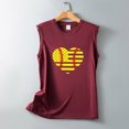 thumbnail image 3 of Birdeem Fashion Women Printing Round-Neck Sleeveless Block Shirts Tunic Tee Tops, 3 of 5