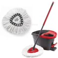 thumbnail image 3 of White Mop Head Cloth Replacement Microfiber Mop Refills Spin Mop Cloth Replacement Head for Vileda O-cedar Replacement Mop Heads, 3 of 5