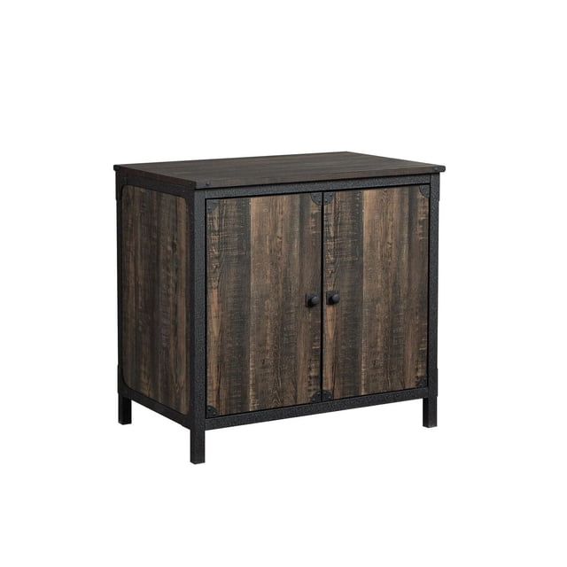 Sauder® Collection Steel River Base de bibliothèque, Finition Carbon Oak®, 427847