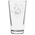 thumbnail image 2 of Rough Collie Dog Themed Etched All Purpose 16oz Pint Glass, 2 of 3
