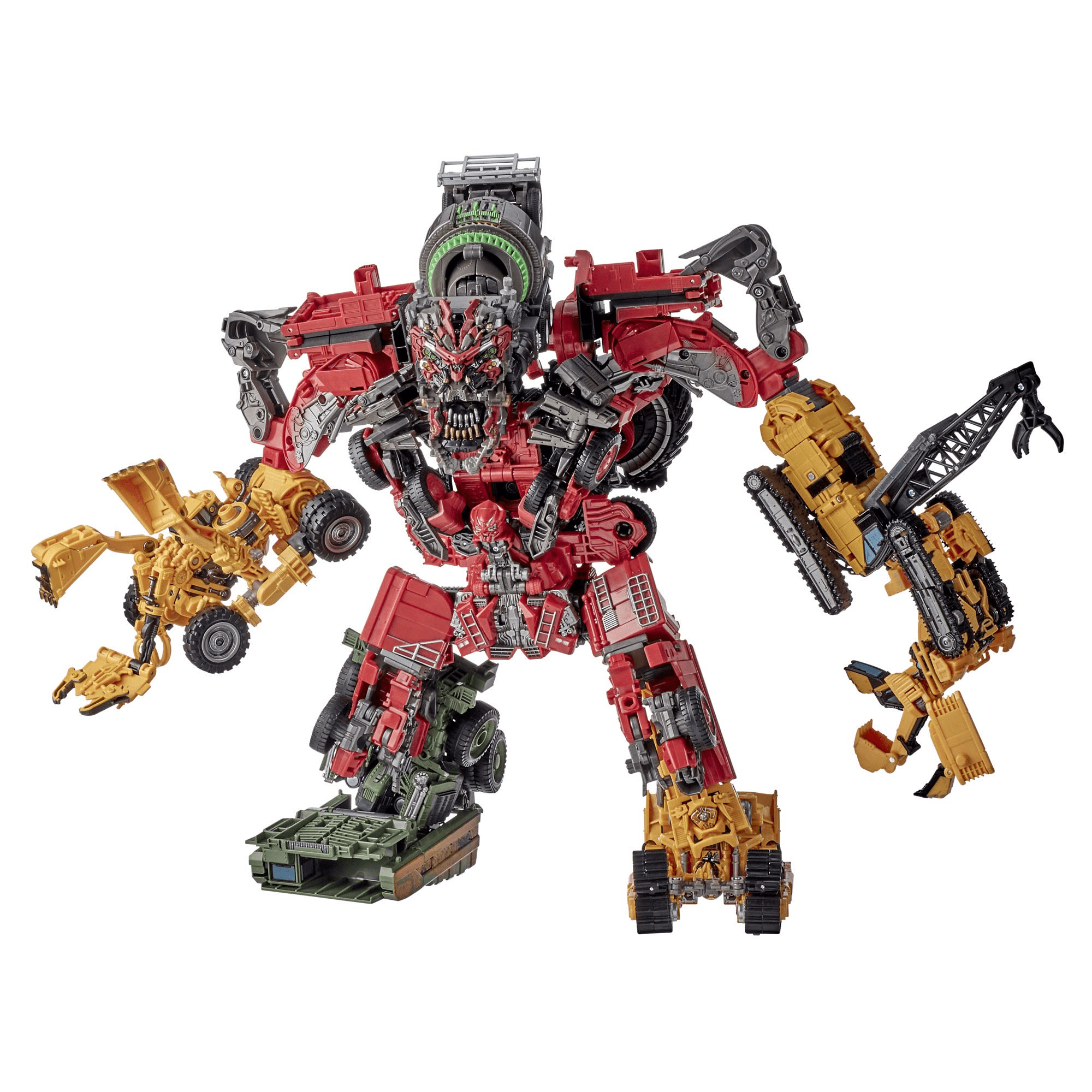 Dupurit Transformer Toys, Studio Series 69 of The Fallen Construction Devastator Scavenger Scrapper Overload Hightower KO Action Figure Robot Model(Colour: 8 Pack)