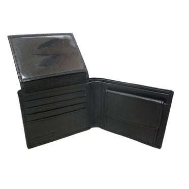 ASHLIN® DESIGNER | PORTEFEUILLE À 9 POCHETTES ALONSO POUR HOMMES, À SECTION RABATTABLE | Peau de vache toscane